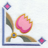 Art Deco Tulip Corner