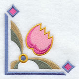 Art Deco Tulip Corner