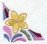 Art Deco Frangipani Corner