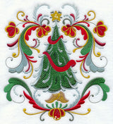 Rosemaling Christmas Tree