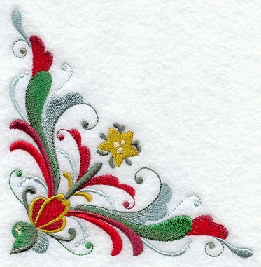 Rosemaling Christmas Corner