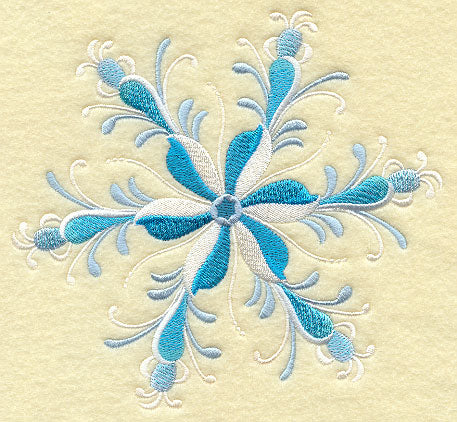 Rosemaling Snowflake Brisling