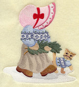 Sunbonnet Sue in Christmas Sweater