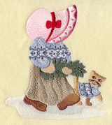 Sunbonnet Sue in Christmas Sweater