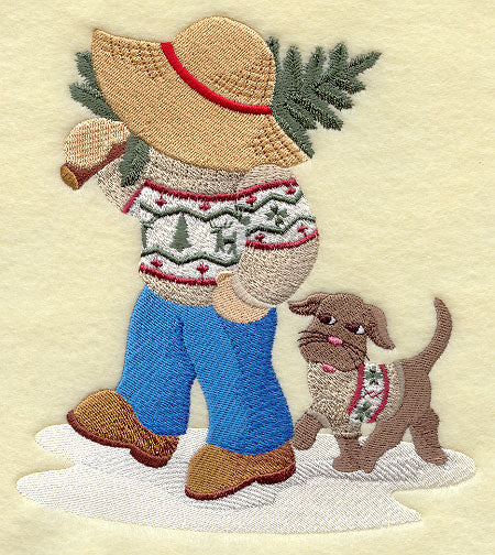 Fisherman Fred in Christmas Sweater