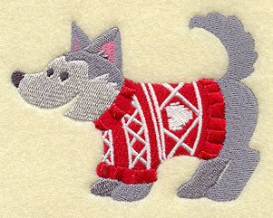 Howard Husky in Christmas Sweater