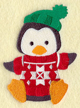 Polly Penguin in Christmas Sweater