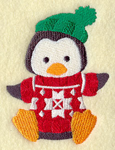 Polly Penguin in Christmas Sweater