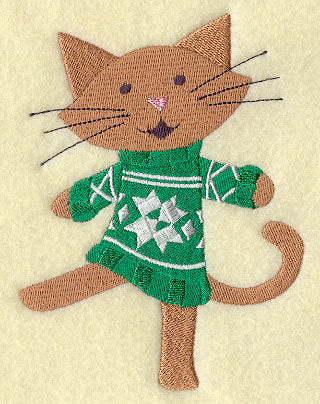 Katy Kitty in Christmas Sweater