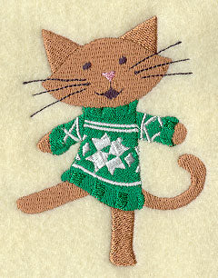 Katy Kitty in Christmas Sweater