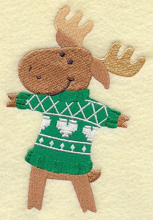 Maxi Moose in Christmas Sweater
