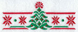 Nordic Christmas Tree Border