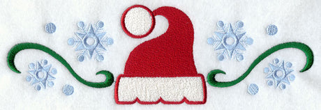 Nordic Christmas Santa Border