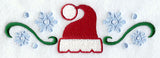 Nordic Christmas Santa Border
