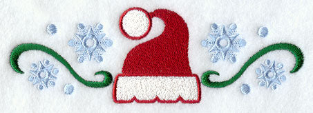 Nordic Christmas Santa Border