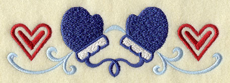 Nordic Christmas Mrs. Claus Border