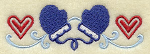Nordic Christmas Mrs. Claus Border