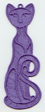 Kitty Bookmark (Lace)