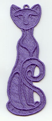 Kitty Bookmark (Lace)