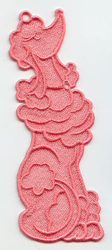 Poodle Bookmark (Lace)