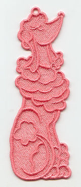 Poodle Bookmark (Lace)