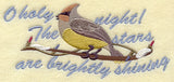 O Holy Night Cedar Waxwing
