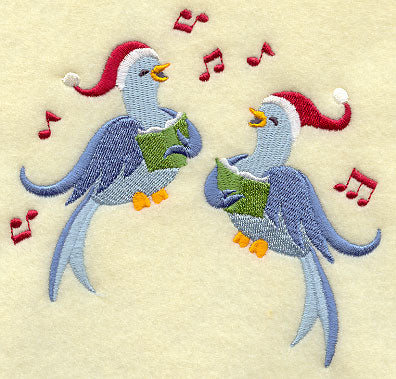 Singing Christmas Songbirds