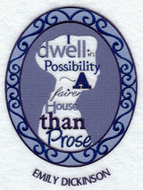 Emily Dickinson Cameo Silhouette