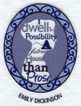 Emily Dickinson Cameo Silhouette