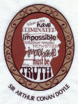 Sir Arthur Conan Doyle Cameo Silhouette