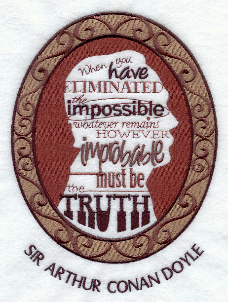 Sir Arthur Conan Doyle Cameo Silhouette