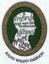 Ralph Waldo Emerson Cameo Silhouette