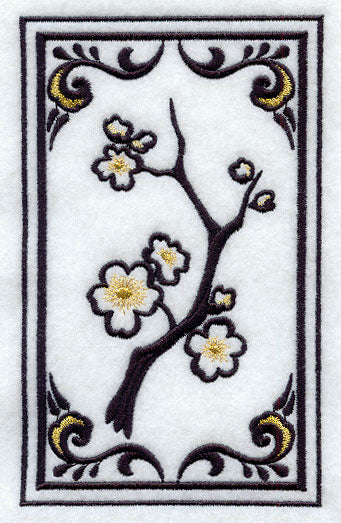 Chinoiserie Cherry Blossom Panel