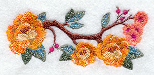 Chinoiserie Flowers Border