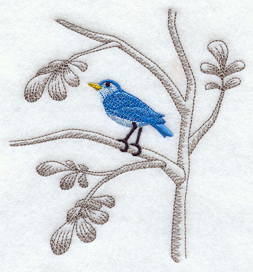 Chinoiserie Bird in Branch 2