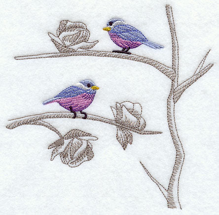 Chinoiserie Birds in Branch 2