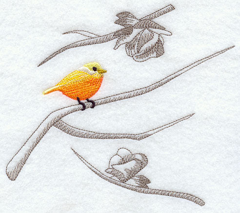 Chinoiserie Bird in Branch 4