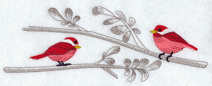 Chinoiserie Birds in Branch Border