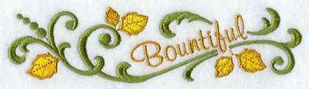 Bountiful Filigree Border