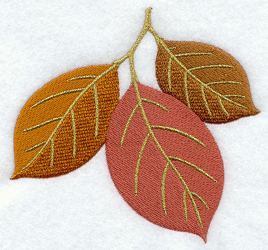 Persimmon Leaf Trio