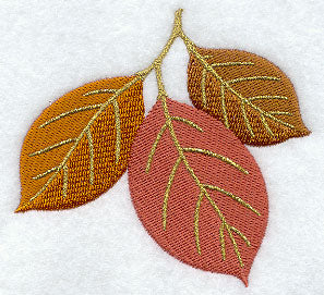 Persimmon Leaf Trio