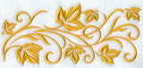 Swirling Leaf Border