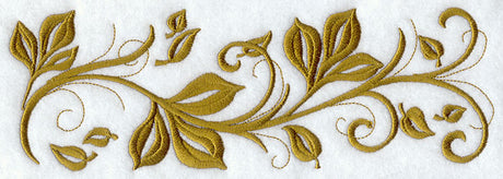Whirling Leaf Border