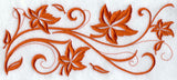 Twirling Leaf Border