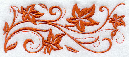 Twirling Leaf Border