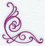 Simple Swirls Corner 1