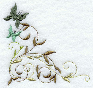 Frilly Little Butterfly Corner