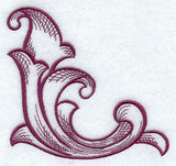 Baroque Flourish Corner