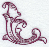 Baroque Flourish Corner