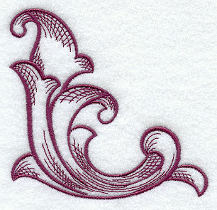 Baroque Flourish Corner